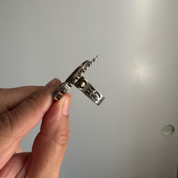 Colorful Turquoise Statement Ring - Picture 2 of 5